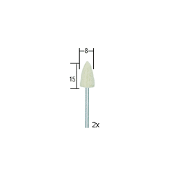 Polissoir en feutre projectile, 2 pices