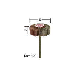 Meule à lamelles en grain normal, 30 x 10 mm