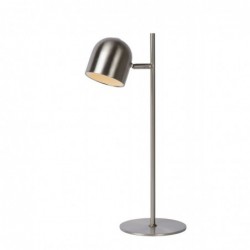 Lucide SKANSKA - Lampe de bureau - Ø 16 cm - LED Dim. - 1x5W 3000K - Chrome Dépoli