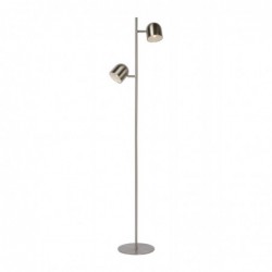 Lucide SKANSKA - Lampadaire - LED Dim. - 2x5W 3000K - Chrome Dpoli