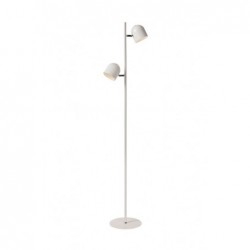 Lucide SKANSKA - Lampadaire - LED Dim. - 2x5W 3000K - Blanc