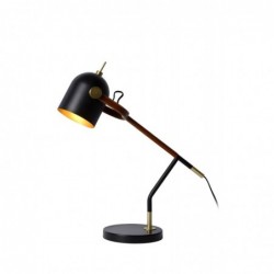 Lucide WAYLON - Lampe de bureau - 1xE27 - Noir