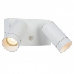 Lucide TAYLOR - Spot mural Extérieur - 2xGU10 - IP54 - Blanc