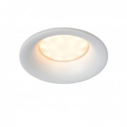 Lucide ZIVA - Spot encastrable Salle de bains - Ø 8.5 cm - 1xGU10 - IP44 - Blanc