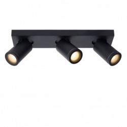 Lucide TAYLOR - Spot plafond Salle de bains - LED Dim to warm - GU10 - 3x5W 2200K/3000K - IP44 -...