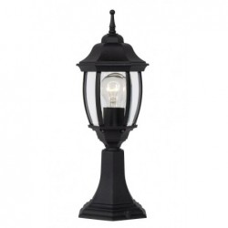 Lucide TIRENO - Borne extérieur Extérieur - 1xE27 - IP44 - Noir