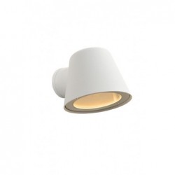 Lucide DINGO-LED - Applique murale Extérieur - LED Dim. - GU10 - 1x5W 3000K - IP44 - Blanc