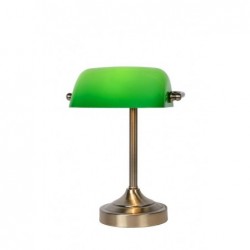 Lucide BANKER - Lampe de bureau - 1xE14 - Bronze