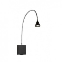 Lucide BUDDY - Lampe de chevet - LED - 1x4W 4000K - Noir