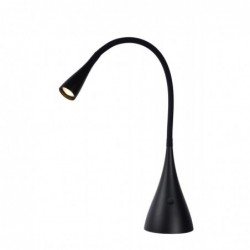 Lucide ZOZY - Lampe de bureau - Ø 11.2 cm - LED Dim. - 1x4W 3000K - 3 StepDim - Noir