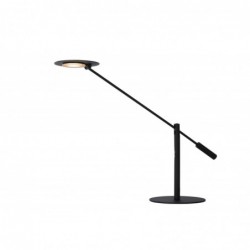 Lucide ANSELMO - Lampe de bureau - Ø 25 cm - LED Dim. - 1x9W 3000K - Noir