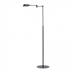 Lucide NUVOLA - Lampadaire / lampe de lecture - Ø 20 cm - LED Dim. - 1x9W 3000K - Noir