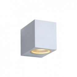 Lucide ZORA-LED - Spot mural Extérieur - LED Dim. - GU10 - 1x5W 3000K - IP44 - Blanc