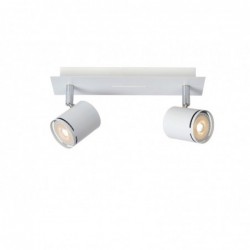 Lucide RILOU - Spot plafond - LED Dim. - GU10 - 2x5W 3000K - Blanc