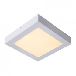 Lucide BRICE-LED - Plafonnier - LED Dim. - 1x22W 3000K - IP40 - Blanc