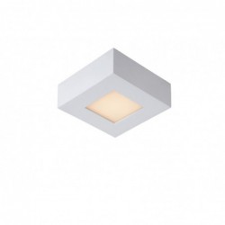 Lucide BRICE-LED - Plafonnier Salle de bains - LED Dim. - 1x8W 3000K - IP44 - Blanc