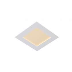 Lucide BRICE-LED - Spot encastrable - LED Dim. - 1x15W 3000K - IP40 - Blanc