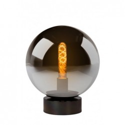 Lucide JORIT - Lampe de table - ¯ 25 cm - 1xE27 - Fum