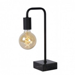 Lucide LORIN - Lampe de table - 1xE27 - Noir