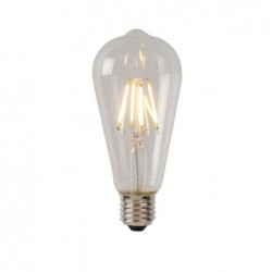 Lucide LED BULB - Ampoule filament - ¯ 6,4 cm - LED Dim. - E27 - 1x5W 2700K - Transparent