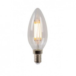 Lucide LED BULB - Ampoule filament - ¯ 3,5 cm - LED Dim. - E14 - 1x4W 2700K - Transparent