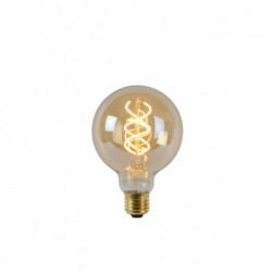 Lucide G95 - Ampoule filament - Ø 9.5 cm - LED Dim. - E27 - 1x5W 2200K - Ambre