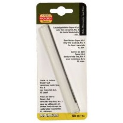 Lame à chantourner Super Cut pour acier, denture très fine (No1: 50 dents sur 25mm), 12 pièces