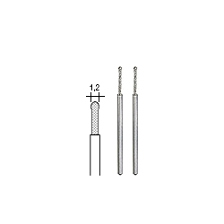 Forets de verre diamantées Ø 1,2 mm, 2 pièces